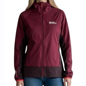 Jack Wolfskin Texas Shield Eagle Peak Hoody Jacket Women's Large‎ NEW